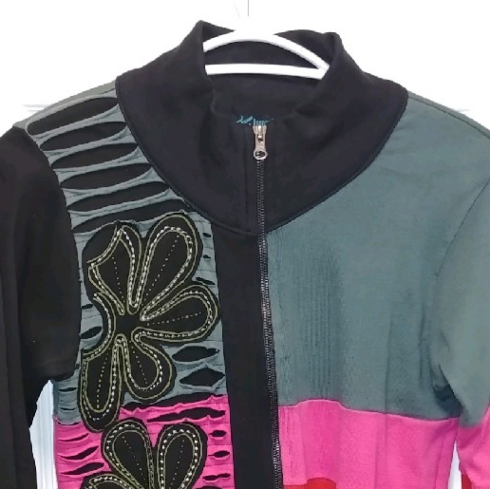 Leopards & Roses zippered jacket - Picture 7 of 9
